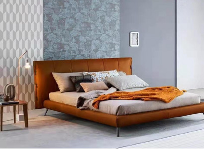 Upholstered Double Beds Metal Design Luxury Bed Bedroom Italian